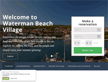Tablet Screenshot of beach-village.com